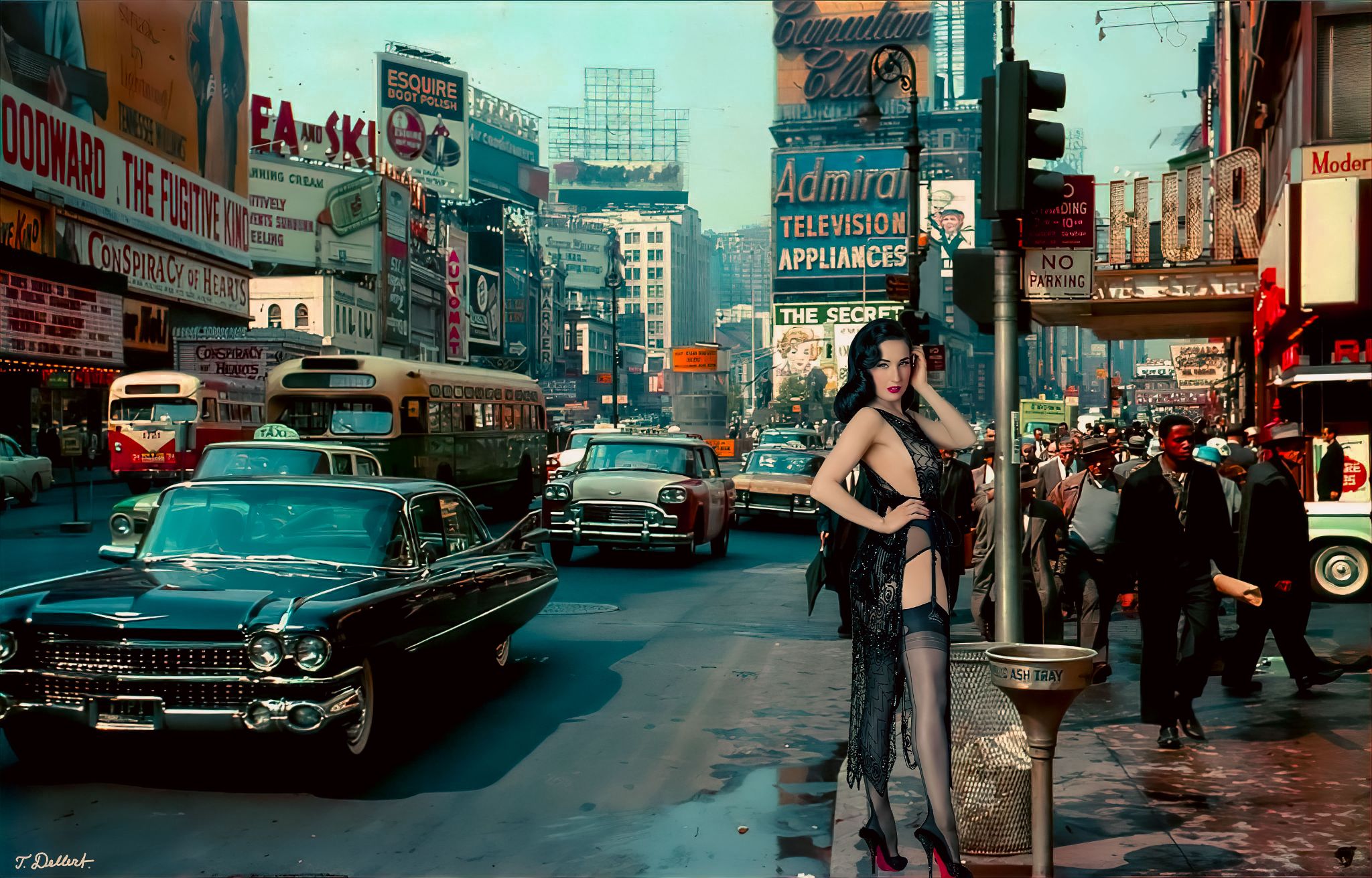 Dita in New York 1959